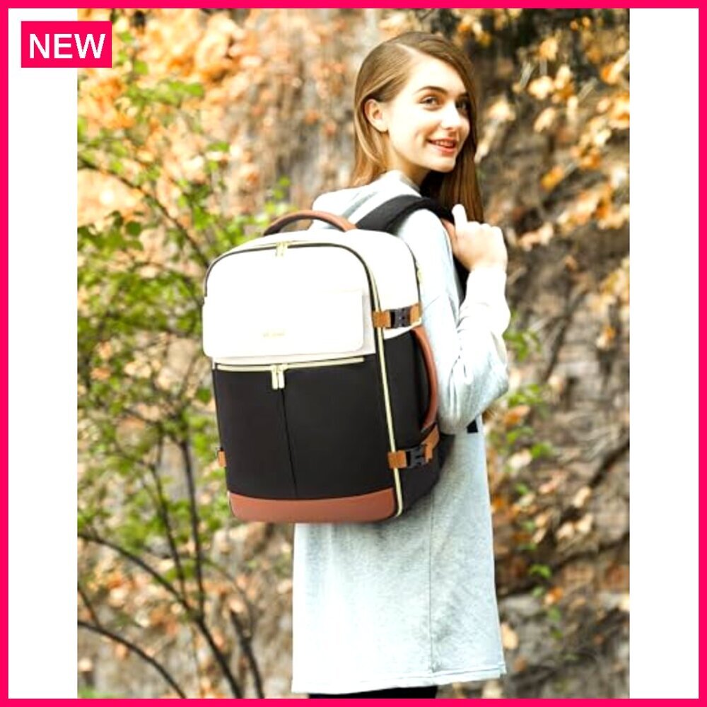 Large 40L Travel Backpack with Laptop Compartment, TSA Approved, Water Resistant - Picture 3 of 7